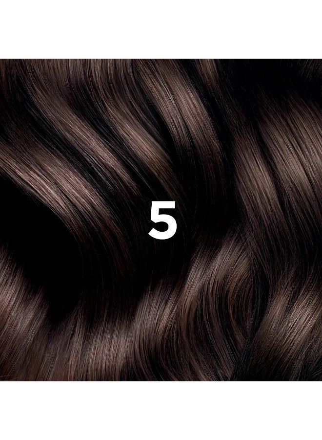 Phyto Color Permanent Color - Hair Colour: 5 Light Brown (pack of 2) - Image 5
